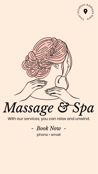 Cosmetics Spa Massage Instagram Story