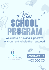 Tutoring School Service Flyer