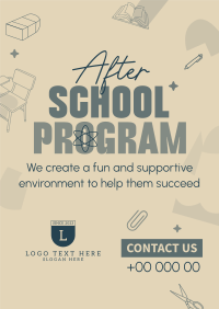 Tutoring School Service Flyer