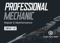 Automotive Professional Mechanic Postcard