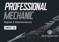 Automotive Professional Mechanic Postcard Image Preview