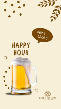 Happy Hour Buy 1 Get 1 Facebook Story