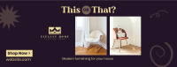 Modern Furnishing Facebook Cover Image Preview