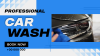 Professional Car Wash Services Animation