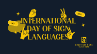 Sign Languages Day Celebration Facebook Event Cover