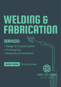 Stick Welding Workshop Poster