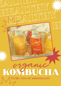 Healthy Kombucha Poster