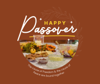 Passover Dinner Facebook Post Design