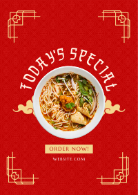 Special Oriental Noodles Poster