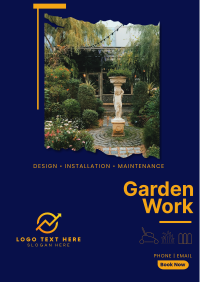 Garden Work Poster