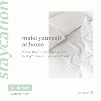 Bed and Breakfast Staycation Instagram Post