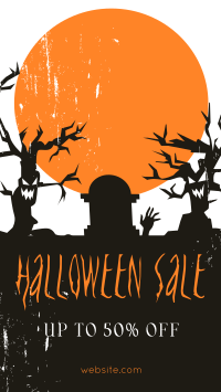 Spooky Trees Sale Instagram Reel Image Preview