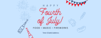 4th of July Celebration Facebook Cover Image Preview