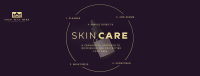 Minimalist Skin Care Routine Facebook Cover Design