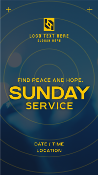 Sunday Service Instagram Story