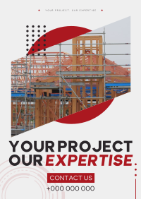 Modern Construction Service Poster