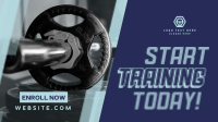 Fitness Program Abstract Animation