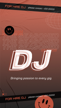 Seasoned DJ for Events Instagram Reel Design