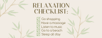 Nature Relaxation List Facebook Cover