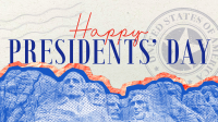 President's Day Mt. Rushmore Animation