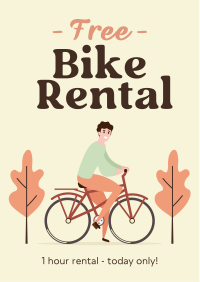 Free Bike Rental Flyer