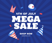 Independence Mega Sale Facebook Post