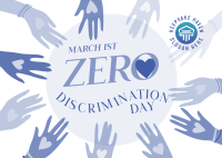 Zero Discrimination Day Celeb Postcard Image Preview