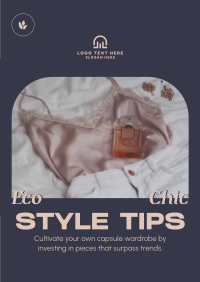 Eco Chic Tips Poster