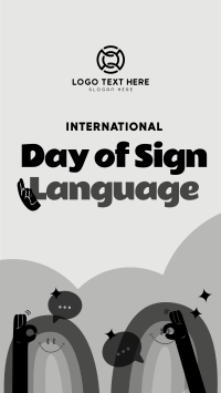 Sign Language Day Instagram Story