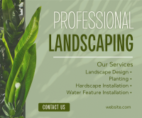 Professional Landscaping  Facebook Post Design