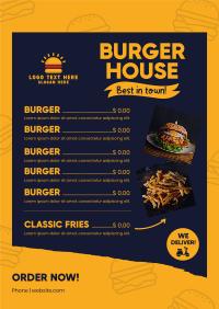 Burger Machine Menu Image Preview