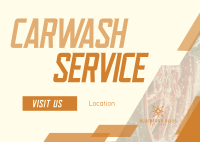 Expert Carwash Service Postcard Image Preview