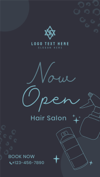 Hair Salon Opening TikTok Video