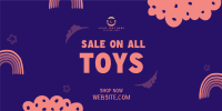 Kiddie Toy Sale Twitter Post