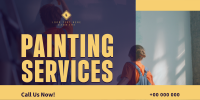 Painting Services Twitter Post Design