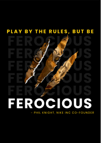 Be ferocious Flyer