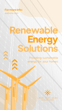 Renewable Energy Solutions Instagram Story