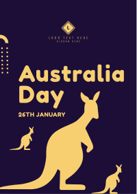 Kangaroo in Australia Flyer