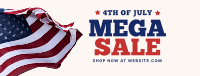 Fourth of July Sale Facebook Cover Image Preview