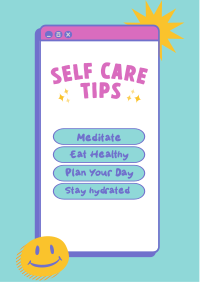 Self Care Tips Flyer