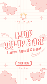 Kpop Pop-Up Store Facebook Story