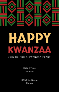 Kwanzaa Day Message Invitation