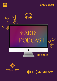 Art Podcast Episode Poster