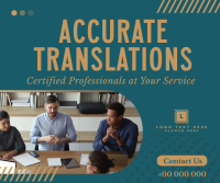 Corporate Translator Professional Facebook Post