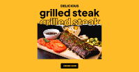 Delicious Grilled Steak Facebook Ad