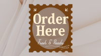 Simple Order Here Animation