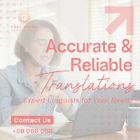 Corporate Reliable Translator Service Instagram Post Image Preview