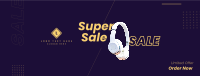 Super Sale Headphones Facebook Cover