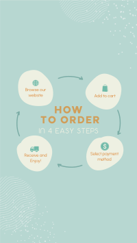 Order Flow Guide Instagram Story Design