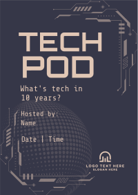 Technology Podcast Session Flyer